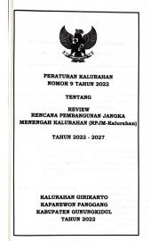 Perkal Nomor 9 Tahun 2022 Tentang Review RPJM Th 2022-2027